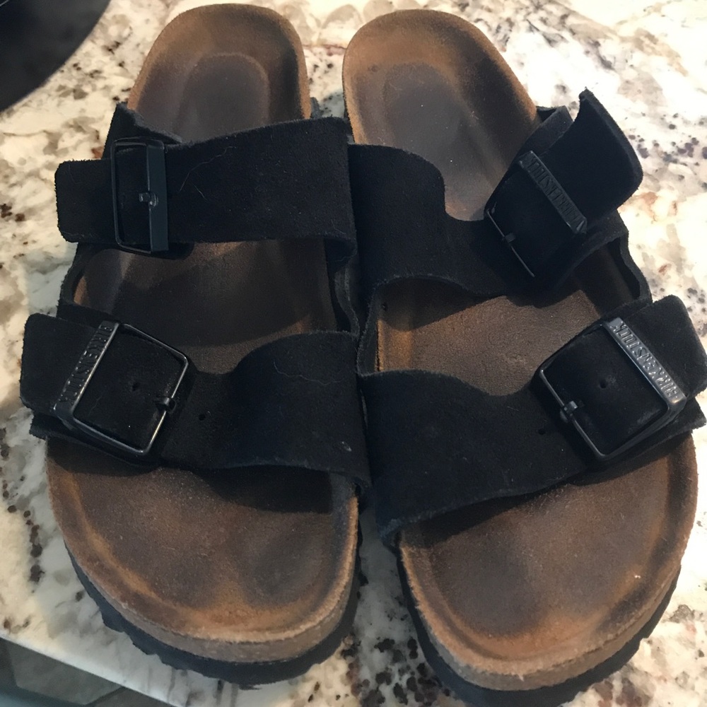 Birkenstock Arizona Black Suede